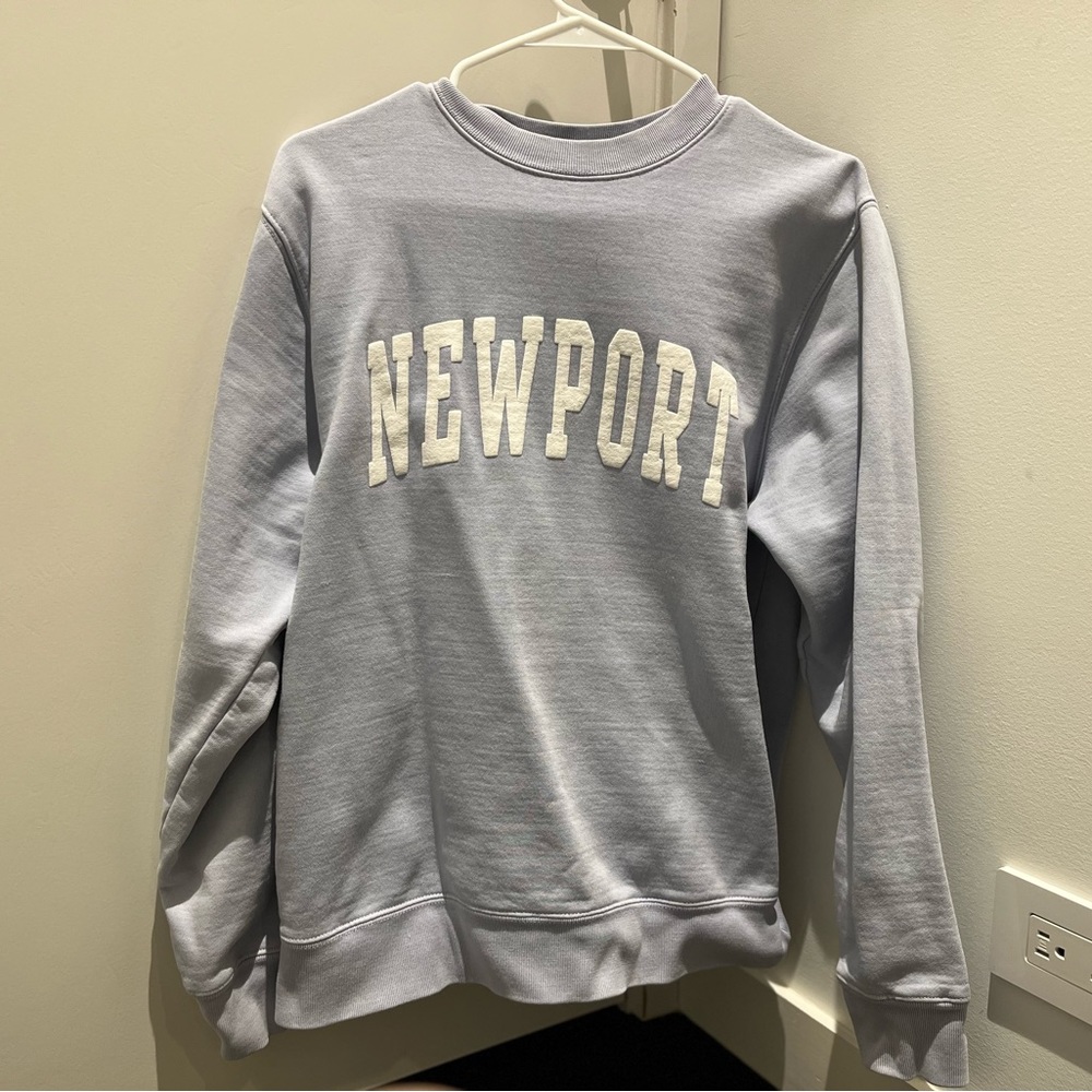 Blue Newport crewneck